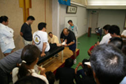 スポーツ科学講習会（テーピング）