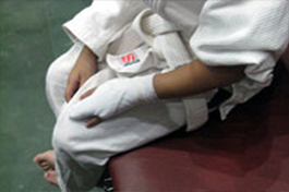 少年柔道大会での様子