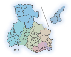 兵庫県の地図